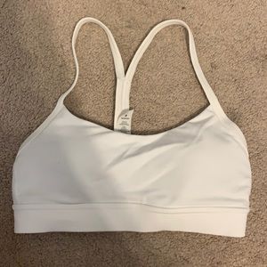 white lululemon sports bra